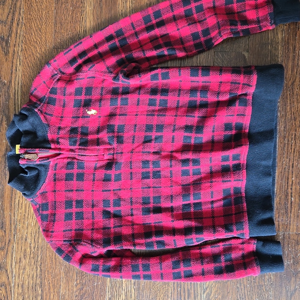 Polo by Ralph Lauren Red and Black Plaid Sweater